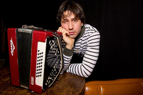 First Igor Rasteriaev learned how to play the guitar, but later turned to button accordion