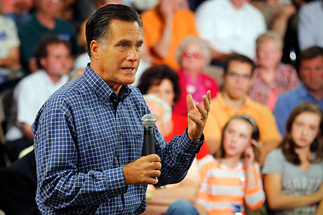 Mitt Romney thinks US-Russian reset has to end. Source: Reuters / Vostock Photo