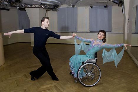 The Spiritualization Rehabilitation Center in Moscow helps people with disabilities to adjust to the normal life  with so-called "dance therapy". Source:Press Photo