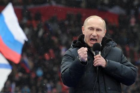 Russia's President-elect Vladimir Putin will flex his political muscles to protect his country’s vital interests. Source: AFP / East News