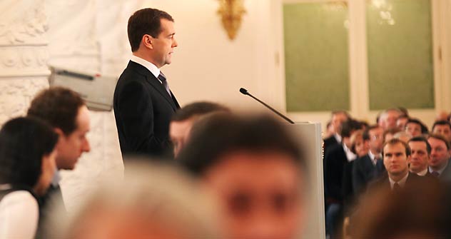 Dmytry Medvedev's annual address indicated that the president wants to liberalize Russia's political system. Source: Rossiiskaya Gazeta / Konstantin Zavrazhin