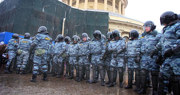 While the Moscow rally was comparably peaceful, the one in St. Petersburg was cracked down by the local police, according to some media outlets. Source: Ricardo Marquina Montañana / RBTH