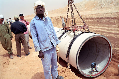 Russian companies are involved in a number of gas projects in Africa. Photo: Laif/ Vostock Photo