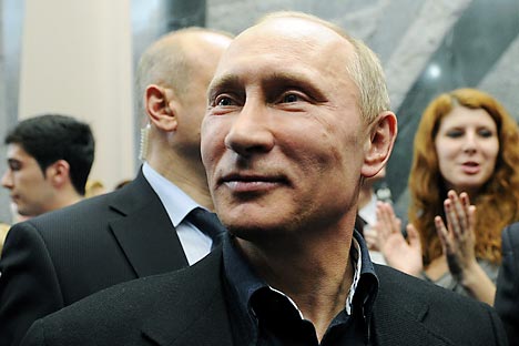 Although the political Putin has been demonized in the Western press, Russians welcomed him. Source: ITAR-TASS