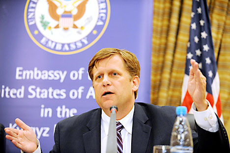 Michael McFaul will probably bring nothing more to the US-Russian reset. Source: ITAR-TASS