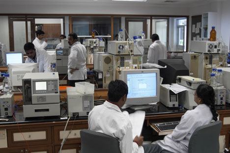 Dr Reddy's Quality Control Lab in Hyderabad, India