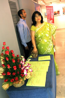 Dr. Nivedita Das Kundu at the function dedicated to the book resease.