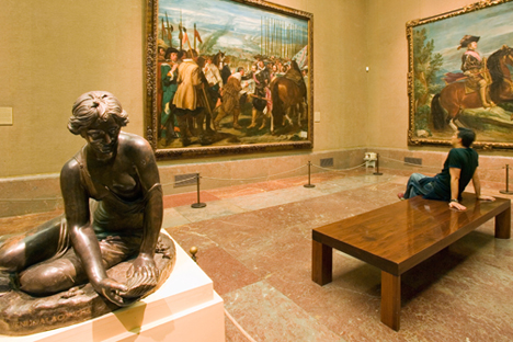Una sala del Museo del Prado, en Madrid. Foto de alamy/photas
