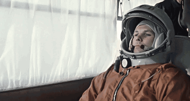 Yuri Gagarin. Foto de Itar-Tass. Foto de la portada de Ria Novosti.