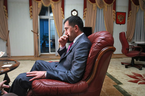 Yevkurov, presidente de Ingushetia. Foto de Kommersant
