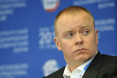 Anton Rakhmanov, managing director for asset management at the Moscow investment bank Troika Dialog. Source: ITAR-TASS