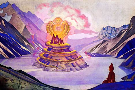 N.Roerich. Nagardjuna conqueror of the serpent. 