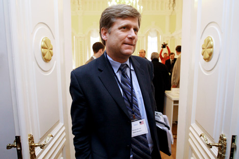 McFaul's candidacy is their sole opportunity to force the administration to agree to demands in terms of unveiling information about negotiations with Russia. Source: RIA Novosti