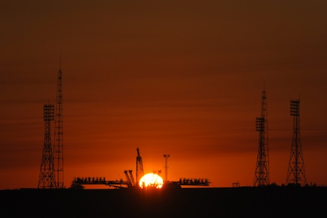 Baikonur Weltraumbahnhof. Foto: NASA