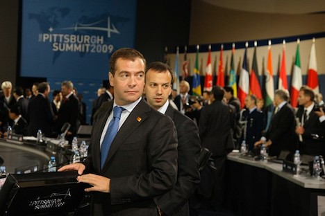 Dworkowitsch ist seit Mai 2008 Berater des Präsidenten Medwedjew .Foto: www.kremlin.ru