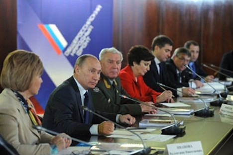 Wladimir Putin war einer der Ideologen der ANF. Foto: premier.gov.ru