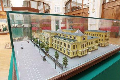 Ein Modell der russischen Zentralbank im Zentralbankmuseum. Foto: RIA-Novosti
