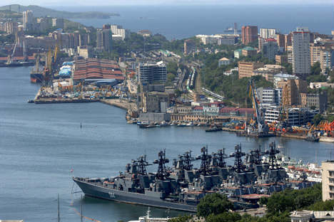 Vladivostok port. Source: ITAR-TASS