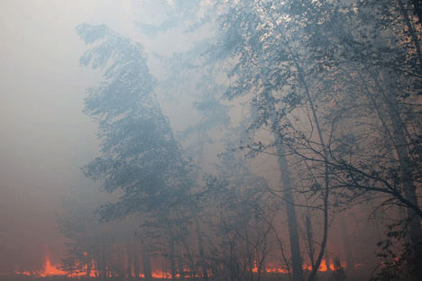 Mientras la burocracia pone numerosos obstáculos a las brigadas voluntarias de bomberos, los expertos temen que los incendios vuelvan con fuerza este año. Foto de RIA Novosti