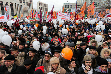Saturday's rally is reported to bring together much more protesters than previous ones. Photo: Kirill Rudenko