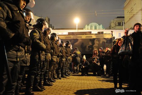 Demos in Moskau. Foto: Ridus.ru