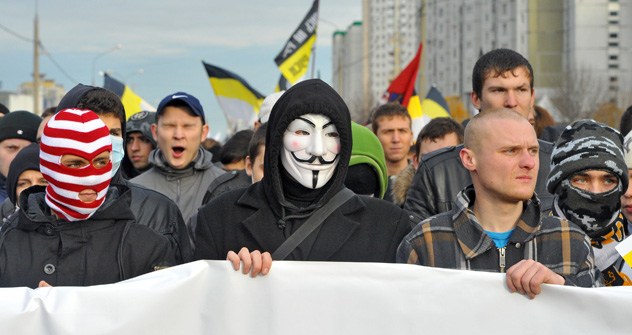 Der Feiertag der Volkseinheit wird divers verstanden - Russischer Marsch 201. Foto: Kommersant 