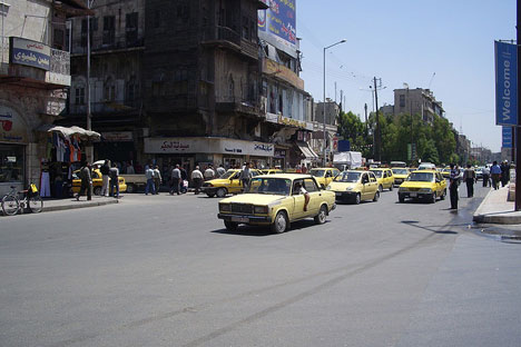 Taxifahrer in Aleppo,Syrien. Foto: Neil and Kathy Carey