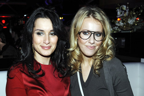TV hosts Tina Kandelaki and Ksenia Sobchak are not regarded as businesswomen in the traditional sense – and yet their influence in Russian society is considered largely undeniable. Source: ITAR-TASS