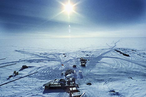 Estação Vostok na Antártida Foto: RIA Nóvosti