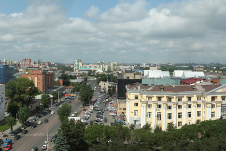 Cheliábinsk, ubicada 1.600 kilómetros al este de Moscú, en los Montes Urales. Foto de Lori