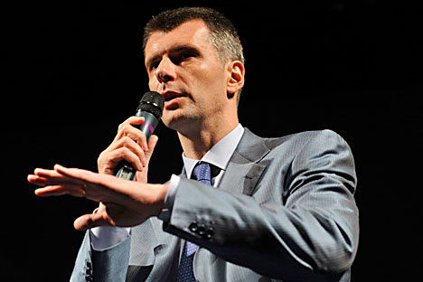 Mikhail Prokhorov. Foto: Ria Novosti