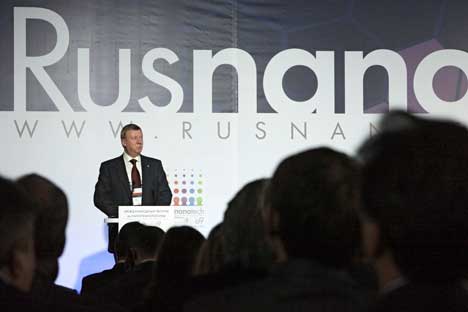 Chubais al Secondo forum internazionale di nanotecnologie. Foto: Ria Novosti