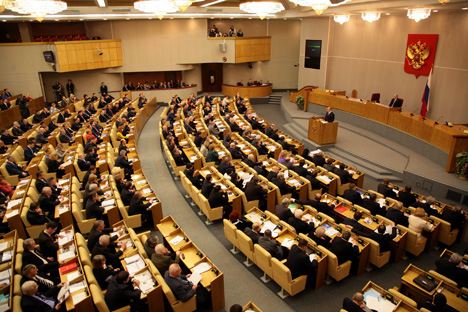 Una seduta del parlamento russo. Foto: Itar-Tass