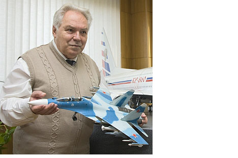 Mikhail Simonov has been developing the Sukhoi family of jets since 1969