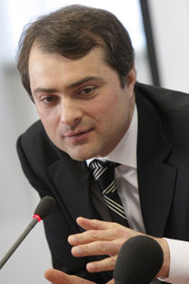Vladislav Surkov, the Presidential Executive Office’s First Deputy Chief of Staff.