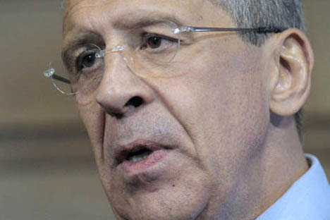 Russian Foreign Minister Sergei Lavrov. Source: RIA Novosti