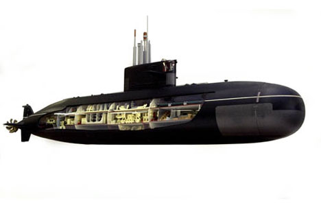 Amur-1650 class submarine. Source: ITAR_TASS