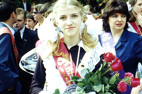 Katia Zatuliveter during her school years