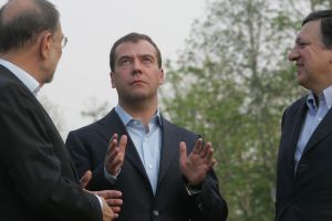 Medvedev, Solana and Barroso in Khabarovsk