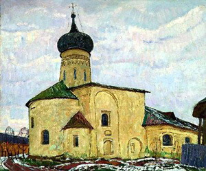 Sitkovsky Monastery by Nikolai Timkov, 1971