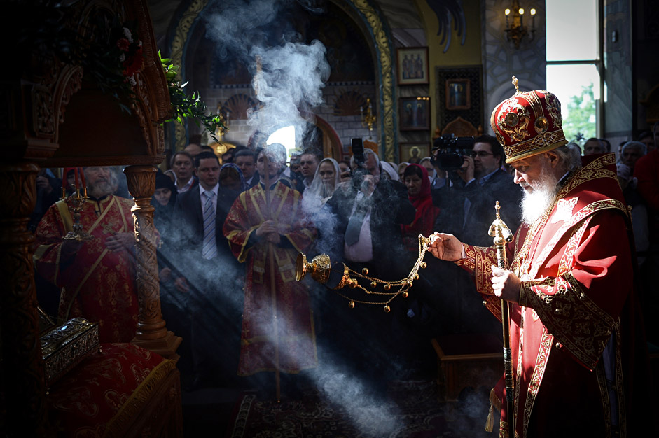 Le patriarche de Moscou Cyrille.