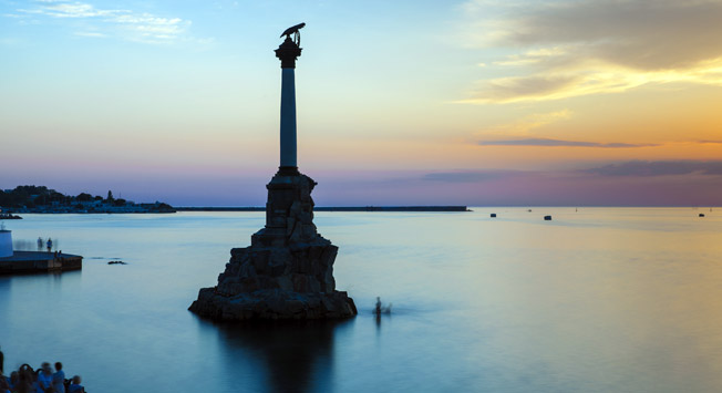 Sevastopol, a city with a special status on the Crimean Peninsula.