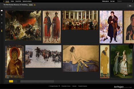 50 peças da coleção do Museu Russo foram escaneadas em alta resolução e serão exibidas no Google Art, um acervo on-line de artes visuais dos principais museus do mundo