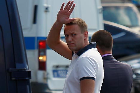 A maioria dos adversários acreditam que os passos da comissão de inquérito deve ser politicamente motivado, Alexei Navalny é um dos principais organizadores das manifestações de massa. Foto: Reuters / Vostok Foto