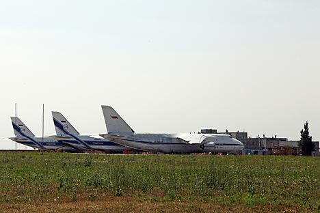 Ponto de trânsito para Otan foi aberto no aeroporto de carga civil  "Ulyanovsk-Leste". Foto: 