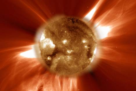 Ativação do Sol. Foto: NASA