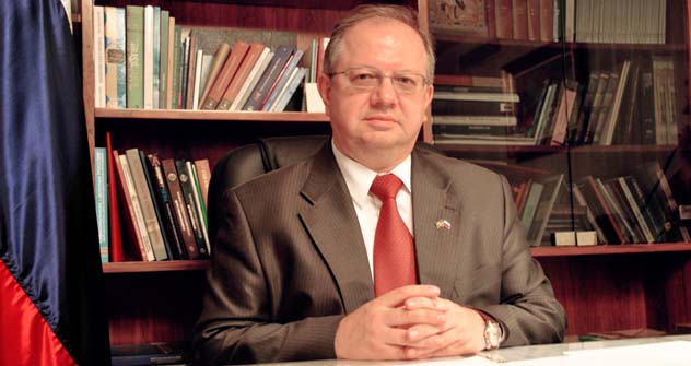 Embaixador russo no Brasil Serguêi Akopov. Foto: Embaixada da Federação Russa em Brasília 