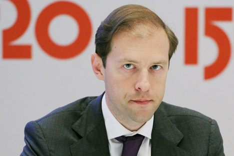 O ministro da Indústria e do Comércio da Rússia, Denis Mantúrov. Foto: TASS