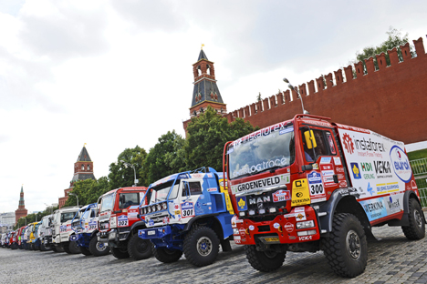 Caminhões da Kamaz já venceram várias vezes o rally Dakar Foto: AP