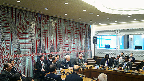 Sala russa na sede da ONU Foto: RIA Nóvosti